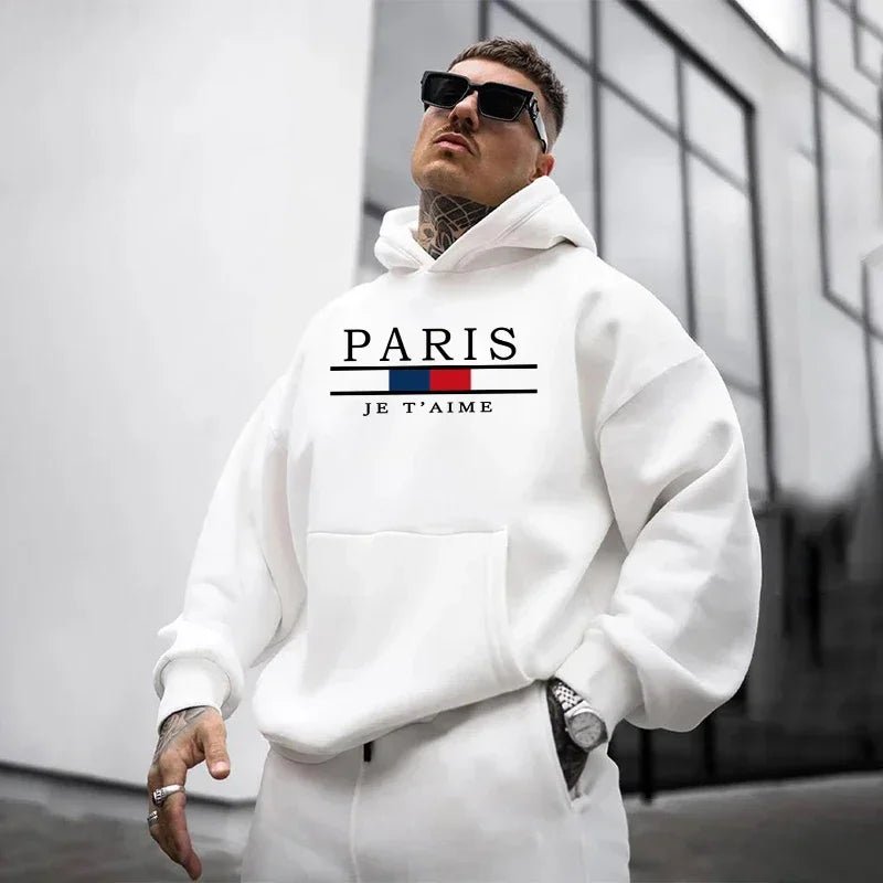 Sweat Imprimé à Col Montant - Style Chic - L’ÂME URBAINE LIFESTYLE
