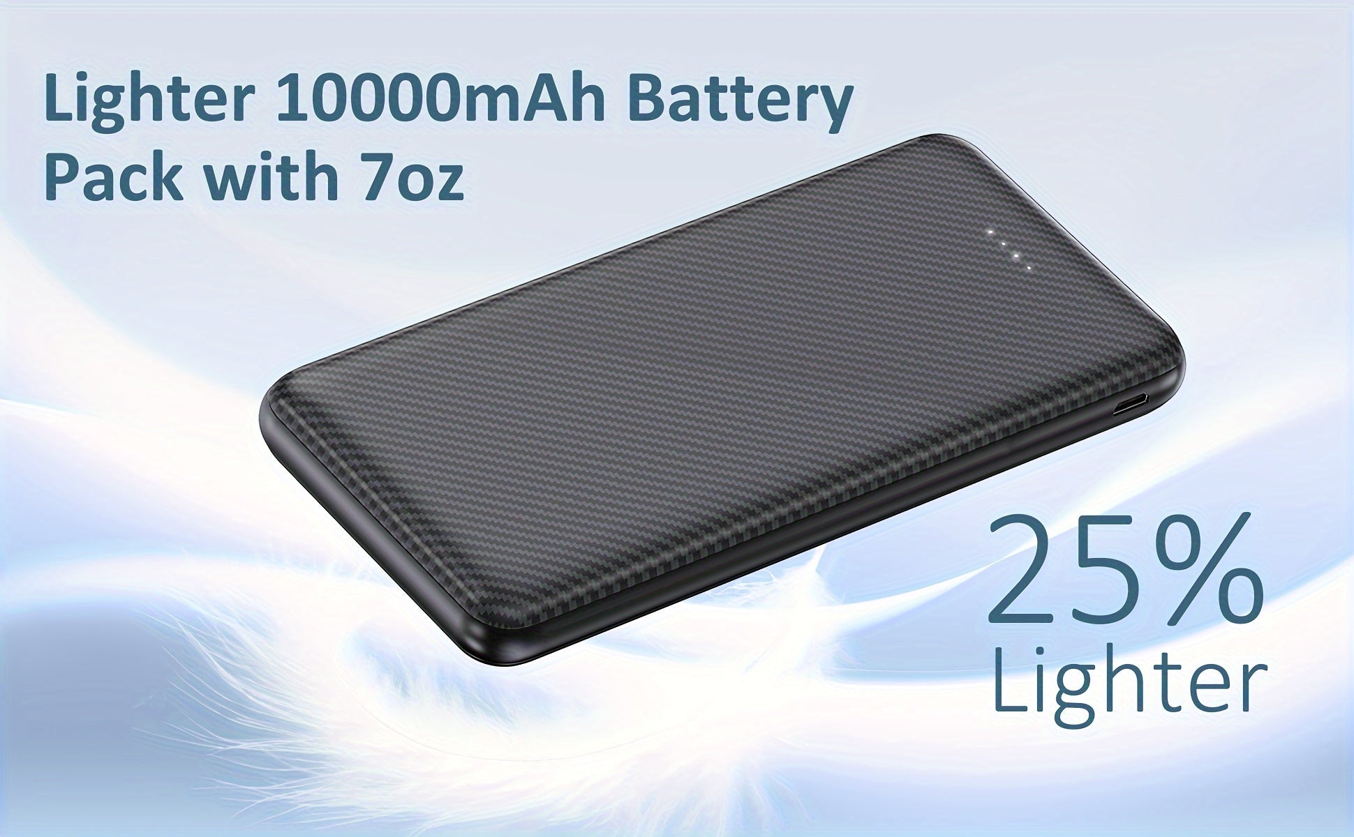 Batterie Portable 10 000 mAh USB - C – Power Bank Haute Performance pour Gilets & Vestes Chauffants | 5V/3A - L’ÂME URBAINE LIFESTYLE