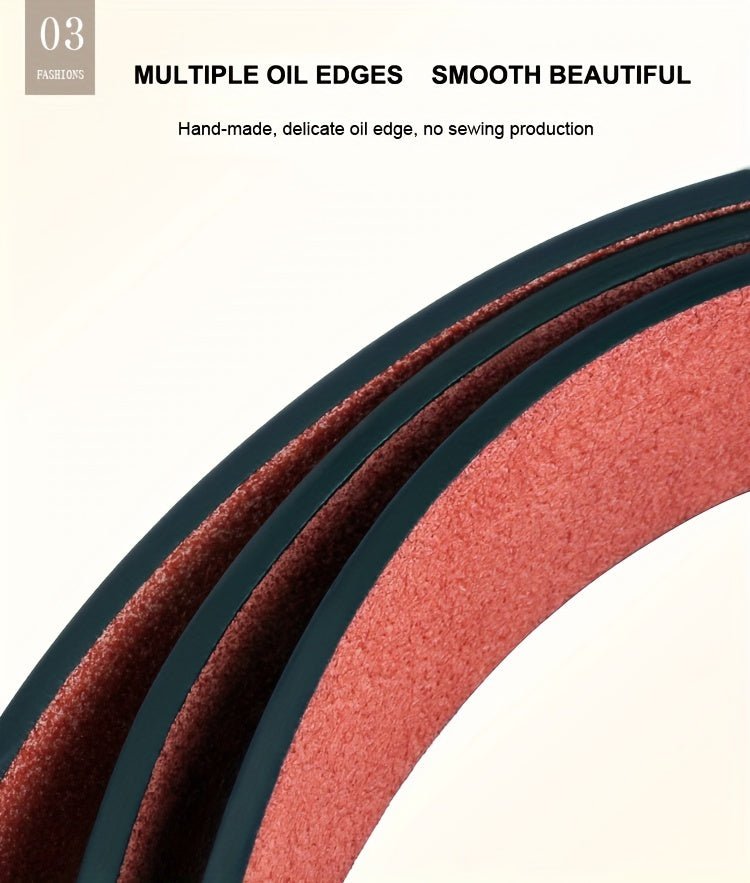 Ceinture Homme Rétro en Cuir PU – Boucle Ardillon Classique | Accessoire Tendance pour Jeans & Pantalons Habillés - L’ÂME URBAINE LIFESTYLE