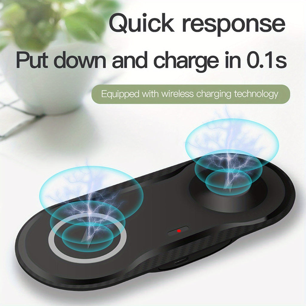 Chargeur Sans Fil Rapide 2 - en - 1 Samsung – Station Double pour Galaxy Watch, Galaxy S23/S22/S21, Buds, Z Flip & Z Fold - L’ÂME URBAINE LIFESTYLE