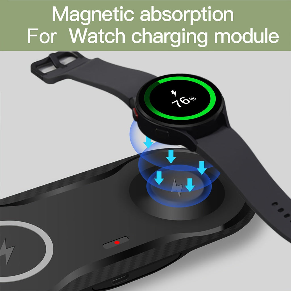 Chargeur Sans Fil Rapide 2 - en - 1 Samsung – Station Double pour Galaxy Watch, Galaxy S23/S22/S21, Buds, Z Flip & Z Fold - L’ÂME URBAINE LIFESTYLE