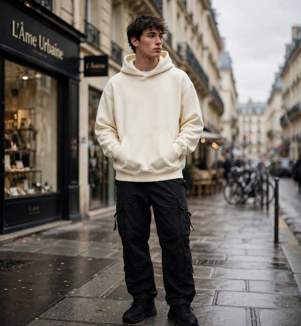 Sweat à capuche Heavyweight 500 GSM pour hommes - Confort ultime assuré! - L’ÂME URBAINE LIFESTYLE