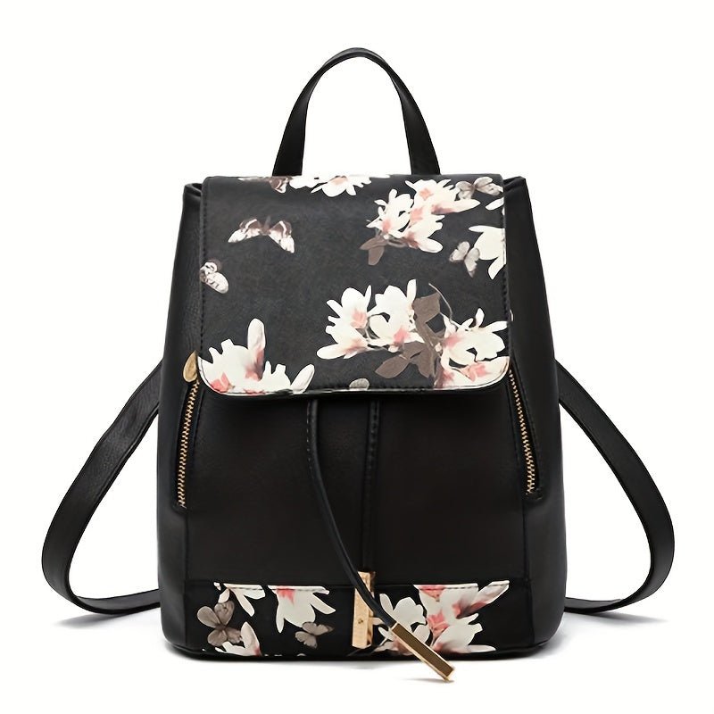 Mini Sac à Dos Femme Preppy – Sac à Rabat Tendance, Format Compact & Polyvalent pour Campus, Collège & Quotidien - L’ÂME URBAINE LIFESTYLE