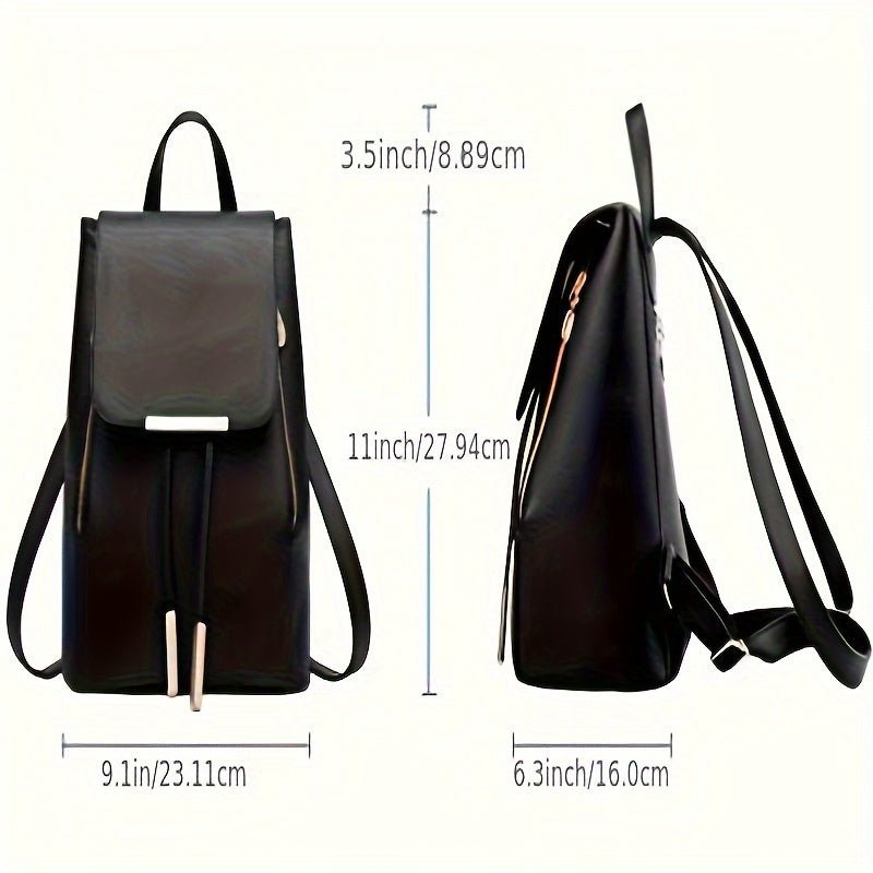 Mini Sac à Dos Femme Preppy – Sac à Rabat Tendance, Format Compact & Polyvalent pour Campus, Collège & Quotidien - L’ÂME URBAINE LIFESTYLE