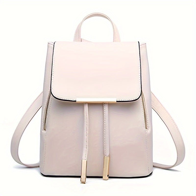 Mini Sac à Dos Femme Preppy – Sac à Rabat Tendance, Format Compact & Polyvalent pour Campus, Collège & Quotidien - L’ÂME URBAINE LIFESTYLE