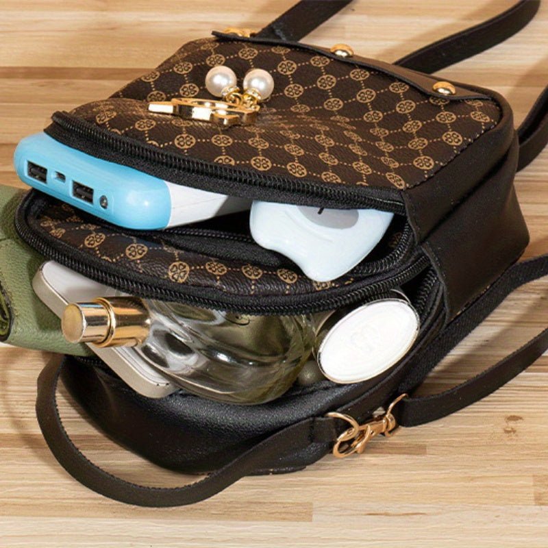 Mini Sac à Dos Femme Tendance – Sac Fashion Compact, Polyvalent & Pratique pour un Look Urbain au Quotidien - L’ÂME URBAINE LIFESTYLE