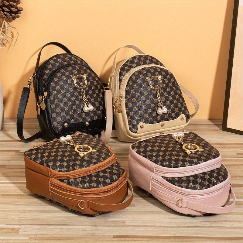 Mini Sac à Dos Femme Tendance – Sac Fashion Compact, Polyvalent & Pratique pour un Look Urbain au Quotidien - L’ÂME URBAINE LIFESTYLE