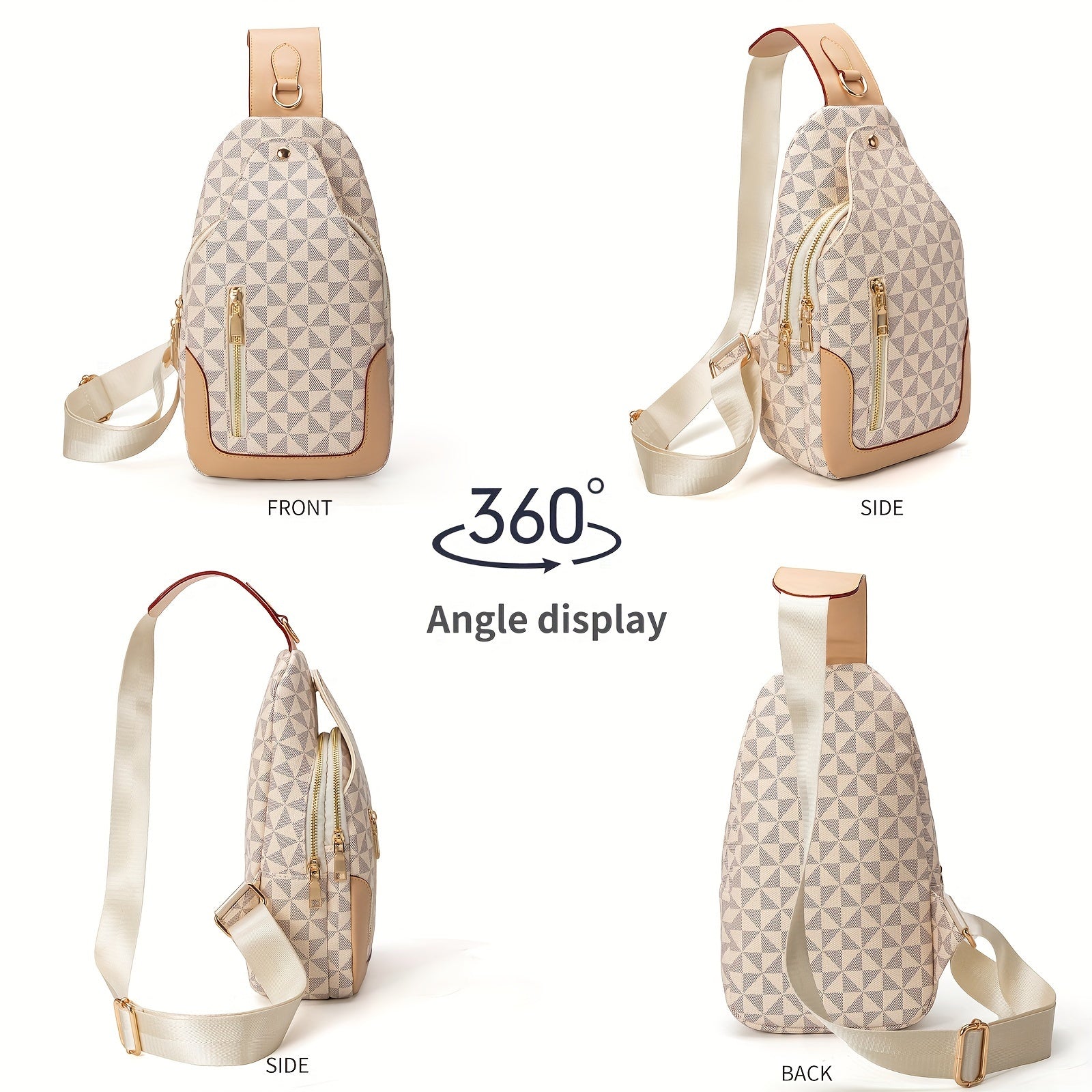 Sac Poitrine Femme Imprimé – Sac Bandoulière Crossbody Tendance & Polyvalent | Mini Sac à Dos Casual - L’ÂME URBAINE LIFESTYLE
