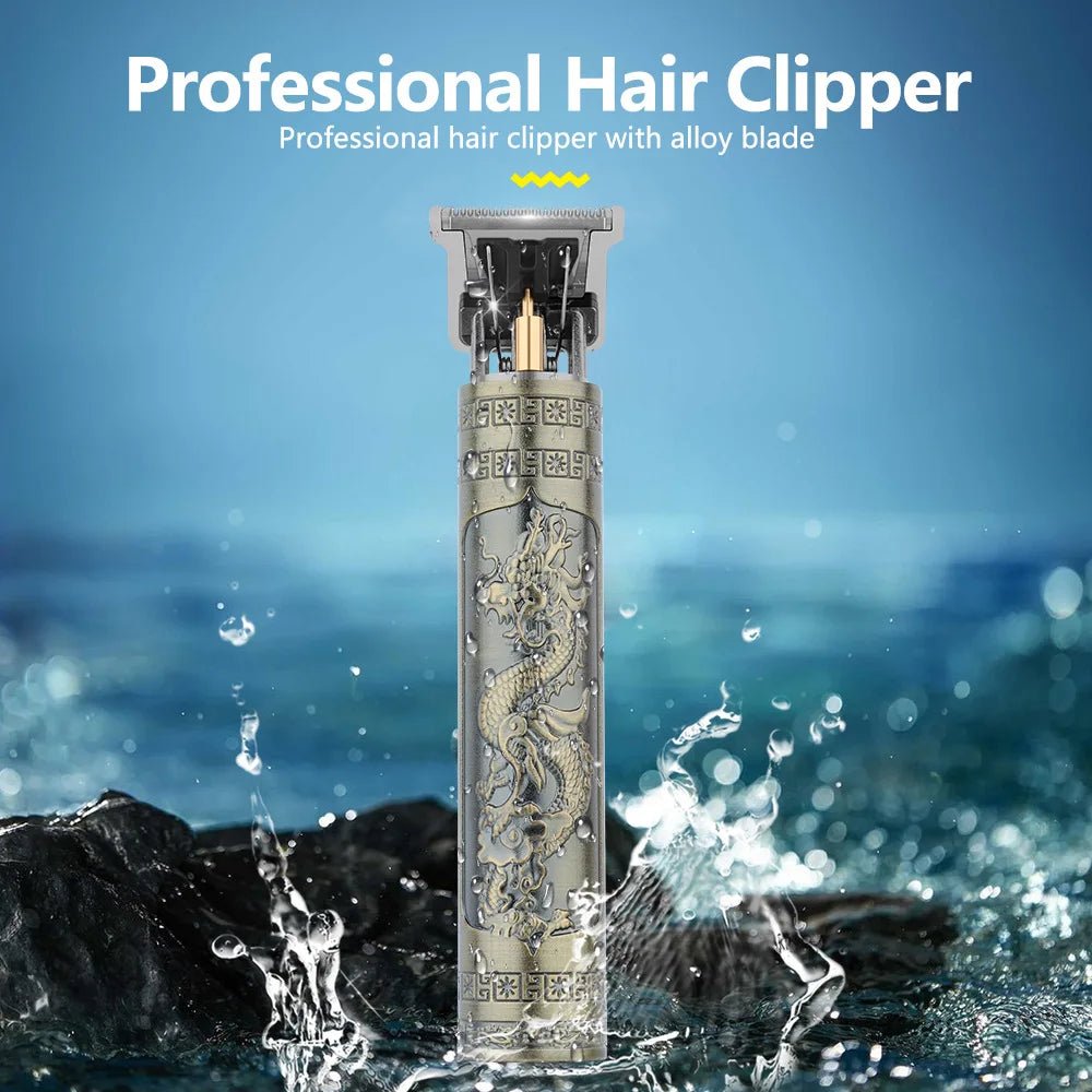 Tondeuse Professionnelle Rétro T9 – Kit de Coupe & Rasage Sans Fil - L’ÂME URBAINE LIFESTYLE