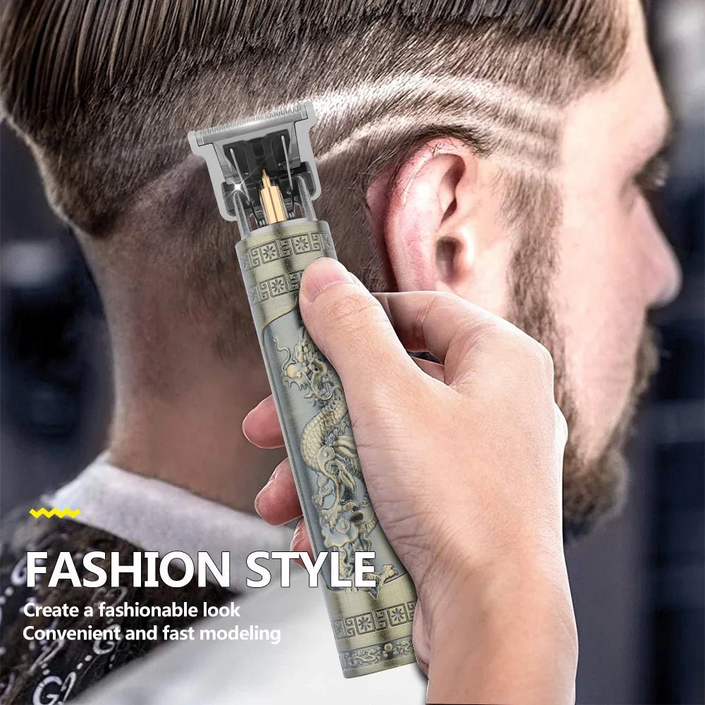 Tondeuse Professionnelle Rétro T9 – Kit de Coupe & Rasage Sans Fil - L’ÂME URBAINE LIFESTYLE