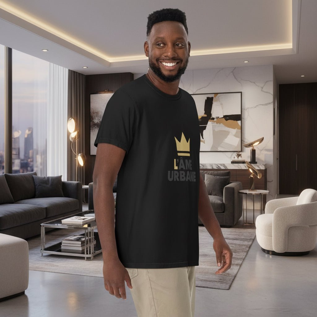 Unisex garment - dyed heavyweight t-shirt - L’ÂME URBAINE LIFESTYLE