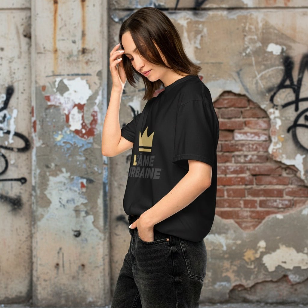 Unisex garment - dyed heavyweight t-shirt - L’ÂME URBAINE LIFESTYLE